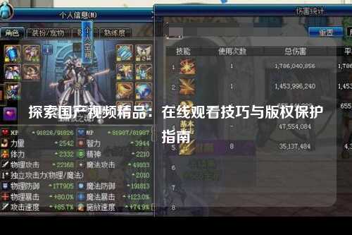 探索国产视频精品：在线观看技巧与版权保护指南